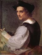 Andrea del Sarto Portrait of man painting